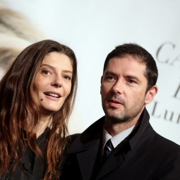 Chiara Mastroianni et Melvil Poupaud devant le photocall de la cérémonie du Prix Lumière lors du 8ème Festival Lumière à Lyon, le 14 octobre 2016