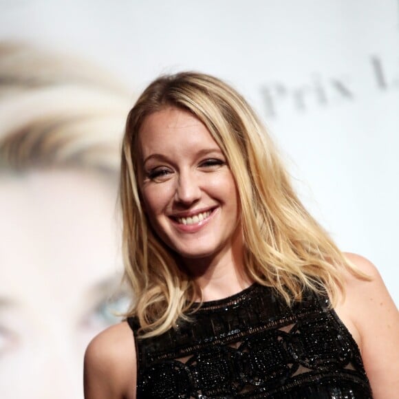 Ludivine Sagnier devant le photocall de la cérémonie du Prix Lumière lors du 8ème Festival Lumière à Lyon, le 14 octobre 2016