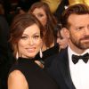 Olivia Wilde enceinte et son fiancé Jason Sudeikis à la 86ème cérémonie des Oscars à Hollywood, le 2 mars 2014