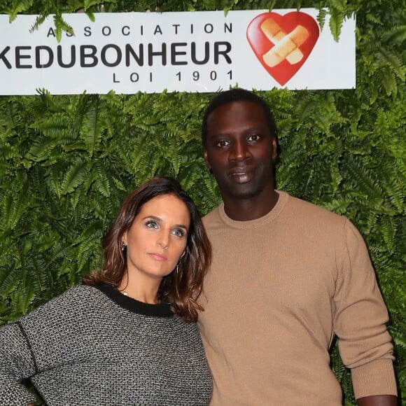 Exclusif - Omar Sy et sa femme Hélène - J.M Weston organise un vide grenier caritatif au profit de l'association "CéKeDuBonheur", association présidée par Hélène Sy et qui déploie toute son énergie afin d'améliorer la qualité de vie des enfants et adolescents hospitalisés. De nombreux artistes ont répondu présent une fois de plus à l'appel de l'association, le 2 octobre 2016 à Paris. © Cyril Moreau/Bestimage