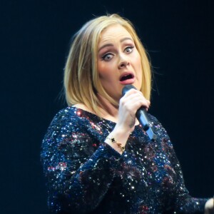 La star Adele à la Bridgestone Arena de Nashville, le 16 octobre 2016