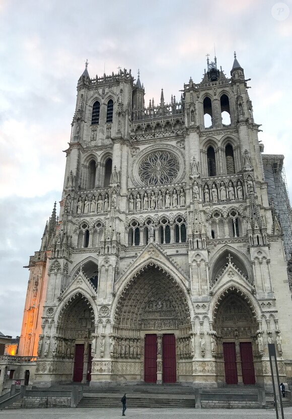 Cérémonie religieuse des obsèques de Françoise Pernaut (Pillot) en la cathédrale Notre-Dame d'Amiens, France, le 19 octobre 2016. © Agence/Bestimage