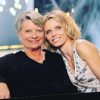 Sylvie Tellier et sa maman dans les coulisses de "Danse avec les stars" le 18 octobre 2016.