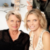 Sylvie Tellier, sa maman et Christophe Licata le 18 octobre 2016.