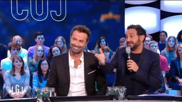 Cyril Hanouna et Stéphane Guillon sur le plateau du Grand Journal de Canal+, le 19 octobre 2016.