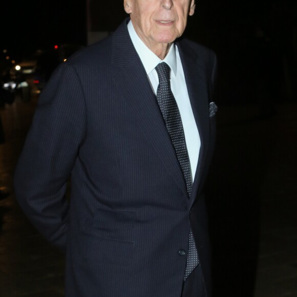 Valéry Giscard d'Estaing - Arrivées au dîner d'Inauguration de l'exposition "Icônes de l'Art Moderne. La Collection Chtchoukine" à la "Fondation Vuitton" à Paris, France, le 20 octobre 2016.