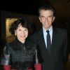 Jack Lang et sa femme Monique Buczynski - Arrivées au dîner d'Inauguration de l'exposition "Icônes de l'Art Moderne. La Collection Chtchoukine" à la "Fondation Vuitton" à Paris, France, le 20 octobre 2016.