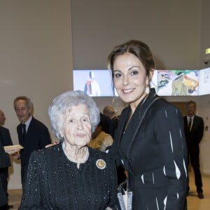 Irina Antonova et Sati Spivakov - Dîner d'inauguration de l'exposition "Icônes de l'Art Moderne. La Collection Chtchoukine" à la "Fondation Louis Vuitton" à Paris, France, le 20 octobre 2016.