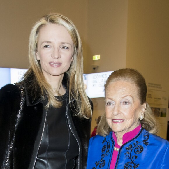 Delphine Arnault et Doris Brynner - Dîner d'inauguration de l'exposition "Icônes de l'Art Moderne. La Collection Chtchoukine" à la "Fondation Louis Vuitton" à Paris, France, le 20 octobre 2016.