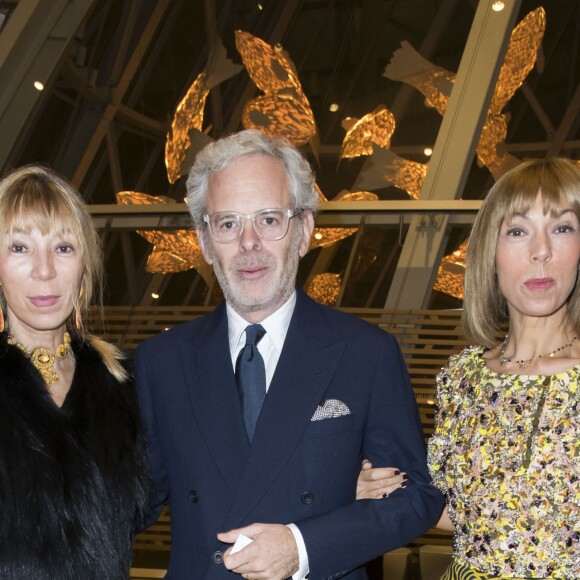 Victoire de Castellane, son mari Thomas Lenthal et Mathilde Favier - Dîner d'inauguration de l'exposition "Icônes de l'Art Moderne. La Collection Chtchoukine" à la "Fondation Louis Vuitton" à Paris, France, le 20 octobre 2016.