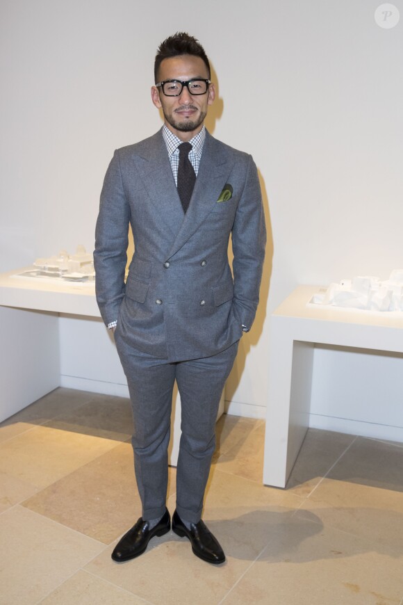 Hidetoshi Nakata - Dîner d'inauguration de l'exposition "Icônes de l'Art Moderne. La Collection Chtchoukine" à la "Fondation Louis Vuitton" à Paris, France, le 20 octobre 2016.