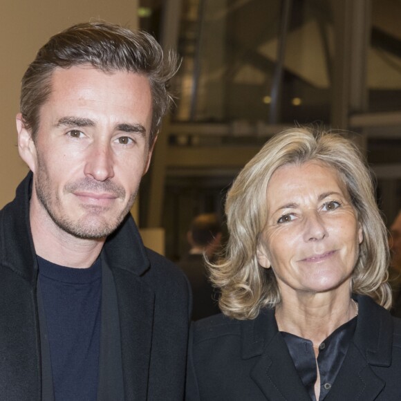 Nicolas Escoulan et Claire Chazal- Dîner d'inauguration de l'exposition "Icônes de l'Art Moderne. La Collection Chtchoukine" à la "Fondation Louis Vuitton" à Paris, France, le 20 octobre 2016.