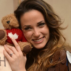 Capucine Anav ( habillée par le maitre chocolatier Jean-Paul Hévin, mise en beauté par Franck Provost et Make up for ever Academy) - Essayage en prévisions du défilé du salon du chocolat 2016 à l'hotel Best Western Premier - Trocadero la Tour à Paris le 12 octobre 2016. © Veeren/Bestimage