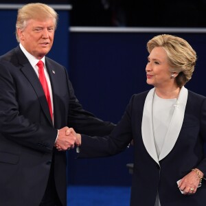 Hillary Clinton et Donald Trump débattent à St. Louis, le 9 octobre 2016