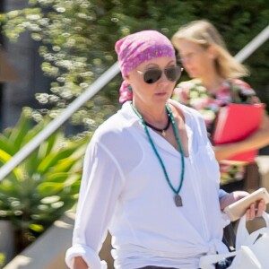 Exclusif - Shannen Doherty et sa mère Rosa sont allées faire du shopping à Malibu, le 26 juillet 2016.