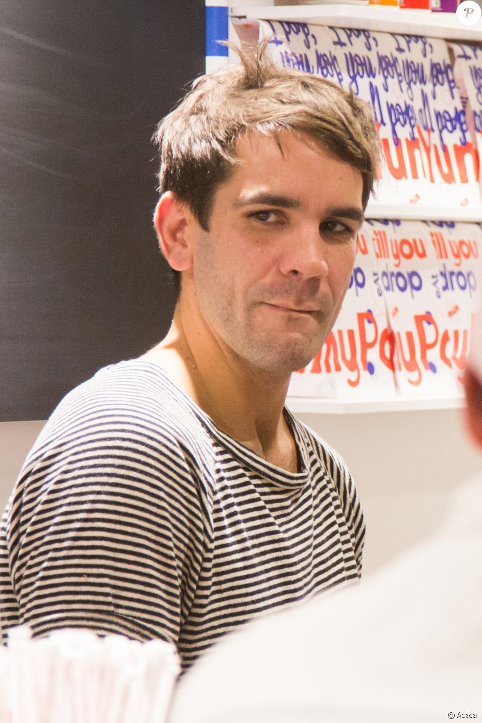 Romain Dauriac lors de l'ouverture du Popcorn store 'Yummy ...