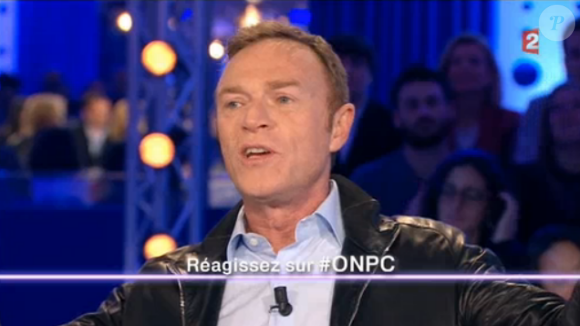 Christophe Hondelatte tacle Audrey Pulvar dans "On n'est pas couché" sur France 2 le 22 octobre 2016.