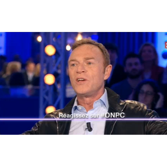 Christophe Hondelatte tacle Audrey Pulvar dans "On n'est pas couché" sur France 2 le 22 octobre 2016.