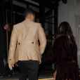 John Legend et sa femme Chrissy Teigen vont dîner au restaurant Murano à Londres, le 21 octobre 2016.