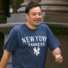 Jimmy Fallon dans les rues de New York le 28 août 2016