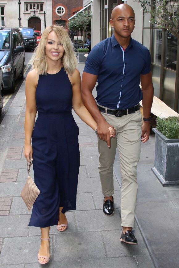 Katie Piper et son mari Richard Sutton à Londres. Le 7 août 2016.
