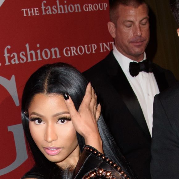 Nicki Minaj et Riccardo Tisci - 2016 Night of Stars Gala organisée par le Fashion Group International au Cipriani 55 Wall St. New York, le 27 octobre 2016.