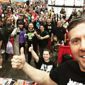 Ray Park lors du Super MegaFest Comic-Con. (photo postée le 24 septembre 2016)