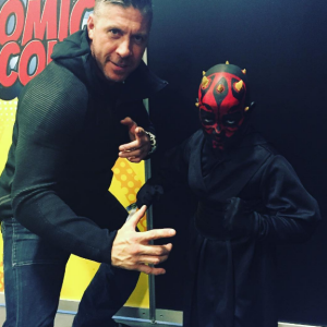 Ray Park lors du Super MegaFest Comic-Con. (photo postée le 15 octobre 2016)