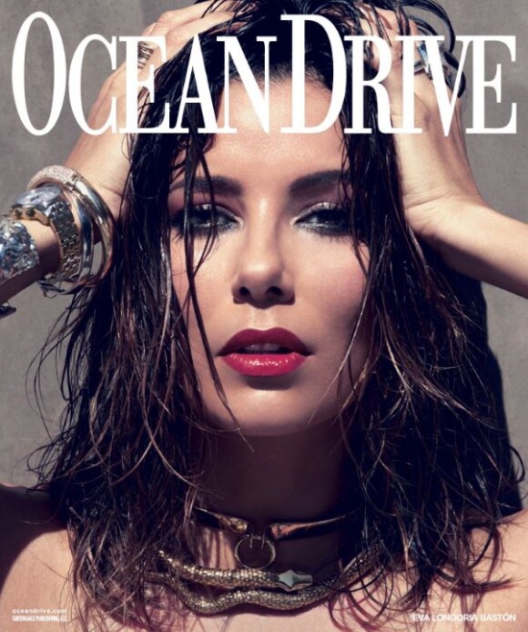 Eva Longoria en couverture de Ocean Drive Magazine. Novembre 2016