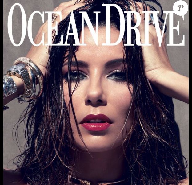 Eva Longoria en couverture de Ocean Drive Magazine. Novembre 2016