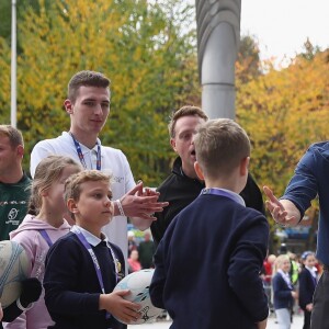 Le prince Harry visite Coach Core au Centre National Ice de Londres, le 27 octobre 2016.