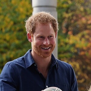 Le prince Harry visite Coach Core au Centre National Ice de Londres, le 27 octobre 2016.