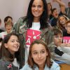 La chanteuse Alizée a assuré la dictée ELA le 17 octobre 2016, au collège de Porticcio.