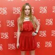 Lindsay Lohan assiste à la soirée anniversaire de la marque de bijoux "UNOde50" à Madrid. Le 9 juin 2016