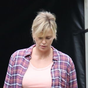 Charlize Theron a pris du poids pour le tournage du film Tully' à Vancouver, le 26 septembre 2016