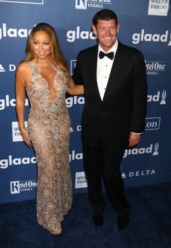 Mariah Carey et James Packer à la 27ème soirée annuelle Glaad Media à The Waldorf-Astoria à New York le 14 mai 2016