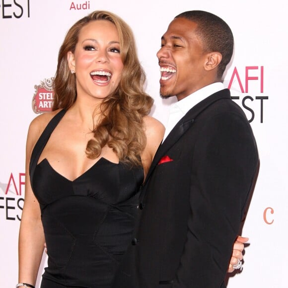 Mariah Carey et Nick Cannon à la première du film "Precious" à Hollywood le 1 novembre 2009