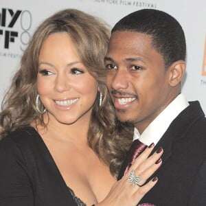 Mariah Carey et Nick Cannon à la première du film "Precious" à New York le 3 octobre 2010