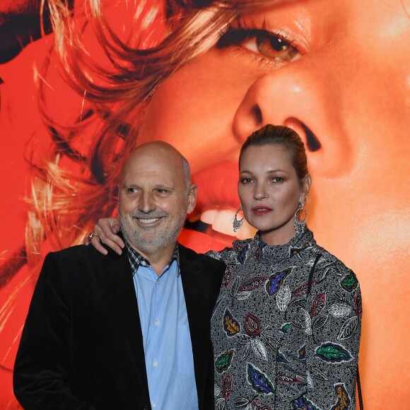 Sam McKnight et Kate Moss - Vernissage de l'exposition "Hair by Sam McKnight" à la Somerset House. Londres, le 1er novembre 2016.