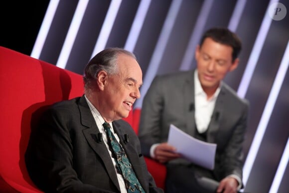 Enregistrement de l'émission "Le Divan" présentée par Marc-Olivier Fogiel avec Frédéric Mitterrand en invité le 06 Mars 2015.