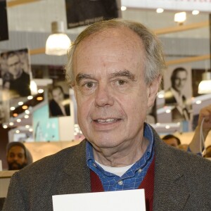 Frédéric Mitterrand participe à la 34ème édition du salon du livre à la Porte de Versailles à Paris le 23 mars 2014.