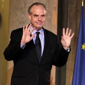 Frédéric Mitterrand participe au dîner d'état au palais de l'Elysée en l'honneur de Jacob Zuma le 26 janvier 2012.