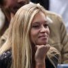 Clémence Bertrand assiste au match de son compagnon Lucas Pouille au BNP Masters 2016 à l'AccorHotels Arena à Paris le 2 novembre 2016.
