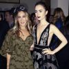 Sarah Jessica Parker et Lily Collins au 30ème gala annuel Museum of Moving Image en l'honneur du film "Rules Don't Apply" à New York, le 2 novembre 2016. © CPA/Bestimage