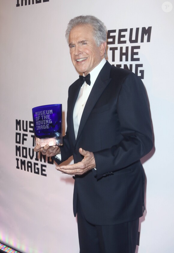Warren Beatty au 30ème gala annuel Museum of Moving Image en l'honneur du film "Rules Don't Apply" à New York, le 2 novembre 2016. © CPA/Bestimage
