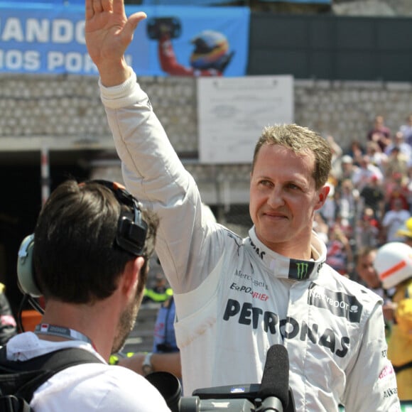 Michael Schumacher participe au grand prix de Monaco le 26 mai 2012.
