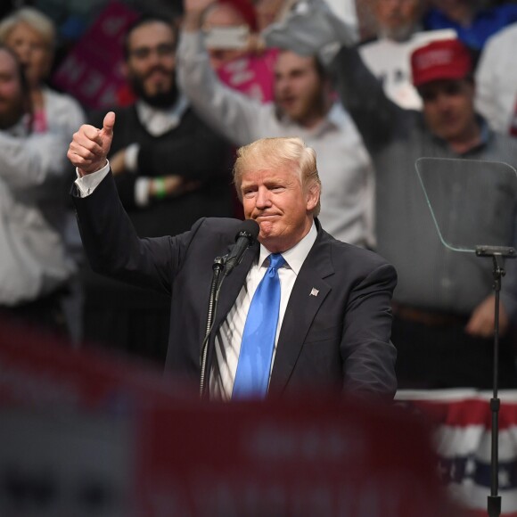 Donald Trump en meeting à Concord en Caroline du Nord, le 3 novembre 2016.