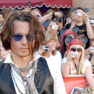Johnny Depp à Anaheim, le 19 mai 2007.