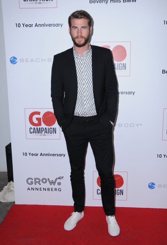 Liam Hemsworth - 10e anniversaire de la fondation GO Campaign à la galerie Hauser Wirth & Schimmel. Los Angeles, le 5 novembre 2016. © Birdie Thompson/AdMedia via Zuma/Bestimage