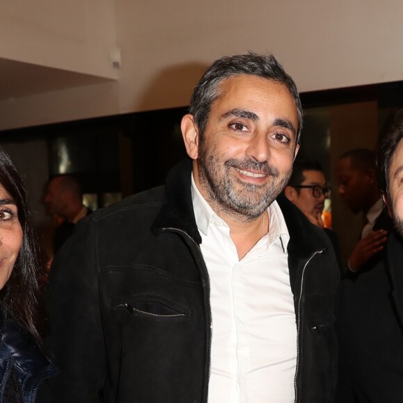 Exclusif - eric toledano et sa femme, Romain Levy et une amie à l'inauguration de la boutique qui s'est installée pour 1 an au Gaumont Champs-Elysées Ambassade à Paris le 2 novembre 2016. © Moreau-Jacovides/Bestimage